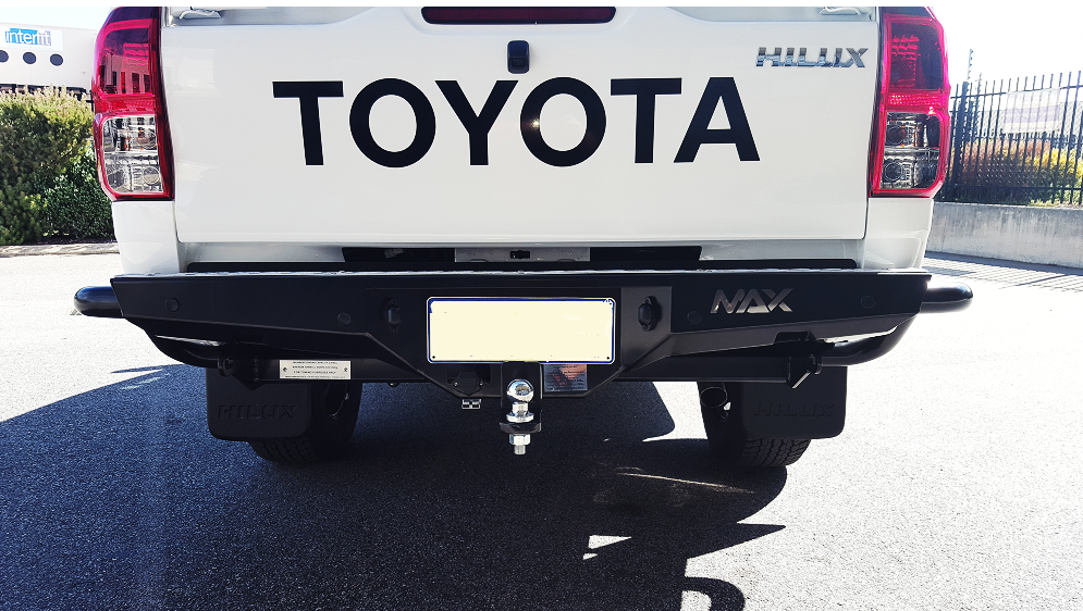 MAX Gen 2 Rear Step Towbar - Toyota Hilux N80 (2015-07/2018) - Max 4X4 ...