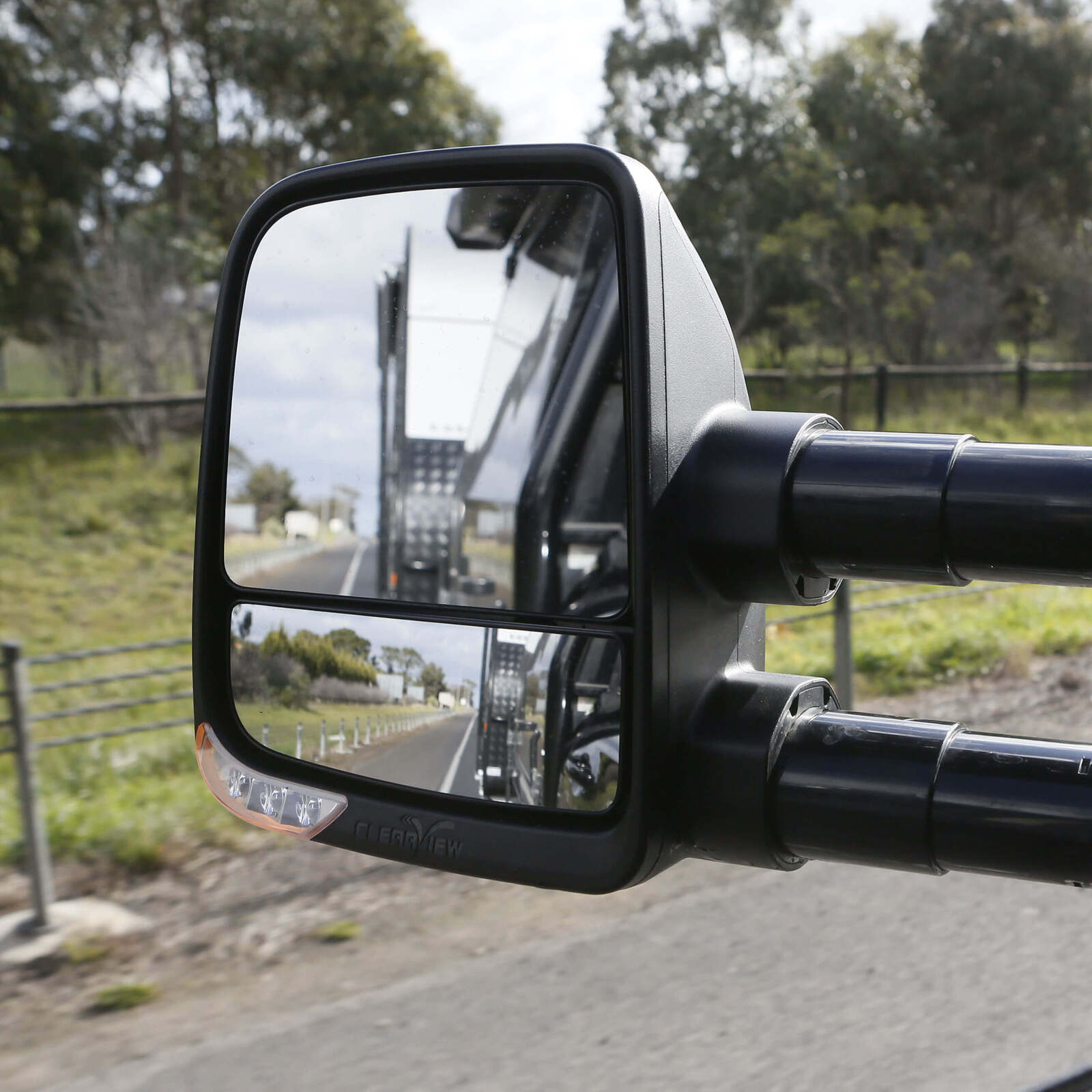 Clearview Next Generation Towing Mirrors Ford Everest