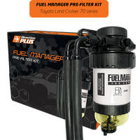 Direction Plus Fuel Manager Pre-Filter Kit -  Suits Toyota Landcruiser 70 Series 