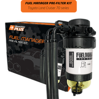 Direction Plus Fuel Manager Pre-Filter Kit -  Suits Toyota Landcruiser 70 Series 