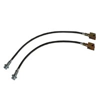 Brake Lines Braided 6 Inch (150mm) Rear Suitable For Patrol GU(3lt with ABS 2010 on) (Pair) - GUBR3LTA6R2010