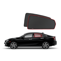 Honda Civic Sedan 10th Generation Car Rear Window Shades (2016-2022)