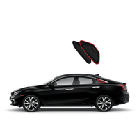 Honda Civic Sedan 10th Generation Port Windows Shades (2016-2022)