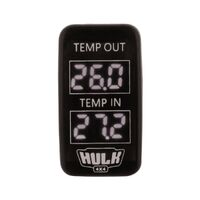 Suits Toyota Early Dual Temperature Meter White Illum 12v