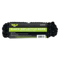 REFLECTIVE ROPE (BLACK) 9.5MM X 15M