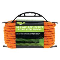 REFLECTIVE ROPE WITH SPOOL (ORANGE) 6MM X 15M