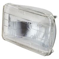 SEALED BEAM 165 x 100mm 12V 50 Watt HIGH BEAM 2 PIN TERMINAL 4651