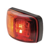 LED MARKER LAMP RED/AMBER 10-30V 550MM LEAD