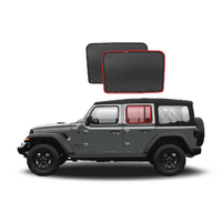 Jeep Wrangler | Gladiator Car Rear Window Shades (JL/JT; 2018-Present)*