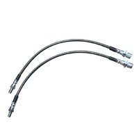 Brake Lines Braided 4-5 Inch (100-125mm) Front Suitable For LandCruiser 76 Series(with ABS) (Pair) - L76BRBRL5FABS