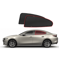 Mazda 3 Sedan 4th Generation Car Rear Window Shades (BP; 2019-Present)