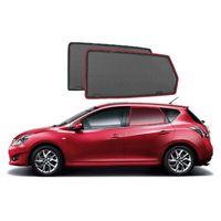 Nissan Pulsar/Tiida Hatchback Car Rear Window Shades (C12; 2011-2018)