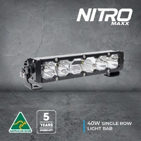 Ultra-Vision Nitro Maxx 40W 10″ Single Row Light Bar