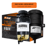 Direction Plus Fuel Manager Post-Filter + Catch Can Kit -  Suits Toyota Landcruiser 200 Series 