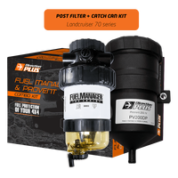 Direction Plus Fuel Manager Post-Filter + Catch Can Kit -  Suits Toyota Landcruiser 70 