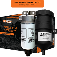 Direction Plus Preline-Plus Pre-Filter + Provent Ultimate Catch Can Dual Kit -  Isuzu D-Max / Mu-X 