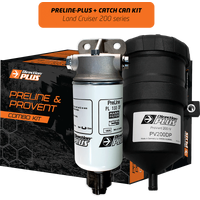 Direction Plus Preline-Plus Pre-Filter + Provent Combo Kit -  Suits Toyota Landcruiser 200 Series 