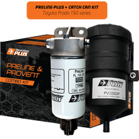 Direction Plus Preline-Plus Pre-Filter + Provent Catch Can Kit -  For Suits Toyota Prado 150 Series 