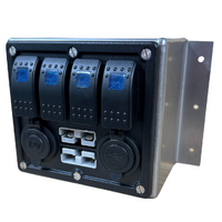 4 Way Illuminated Switch Panel with Accessories