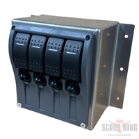 4P Streamline Water-Resistant Switch Panel