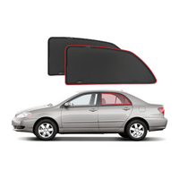 Suits Toyota Corolla Sedan 10th Generation Car Rear Window Shades (E140, E150; 2006-2013)