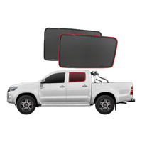 Suits Toyota Hilux 7th Generation | TruckMaster OX Car Rear Window Shades (AN10, AN20, AN30; 2004-2015)