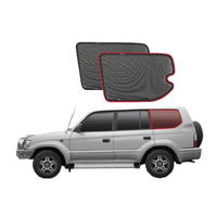 Suits Toyota LandCruiser Prado 90/95 Series Port Window Shades (J90, J95; 1996-2002)