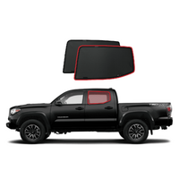 Suits Toyota Tacoma Double Cab 3rd Generation Car Rear Window Shades (N300; 2015-Present)