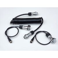 Trac Electronics Heavy Duty Quick Release Coiled Cable Kit