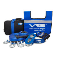 VRS Full Winch Recovery Kit - Snatch Shackle Gloves Extension Protector Bag Offroad 4WD