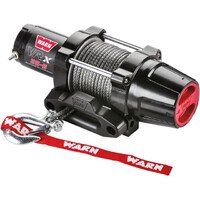 Warn VRX 25-S ATV UTV Powersports Electric Winch 2500lb 12V Synthetic Rope & Hawse Fairlead