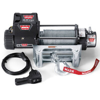 Warn 9.5XP 12V 9,500 lbs Recovery Winch Steel Rope and Roller Fairlead