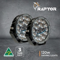 Ultra-Vision Raptor 120 LED 9″ Driving Light Pair