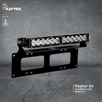 Ultra-Vision Raptor Light Bar Number Plate Mount