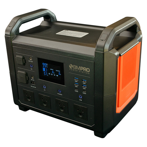 BMPRO Power Station 120ah with 1600W Pure Sine Inverter