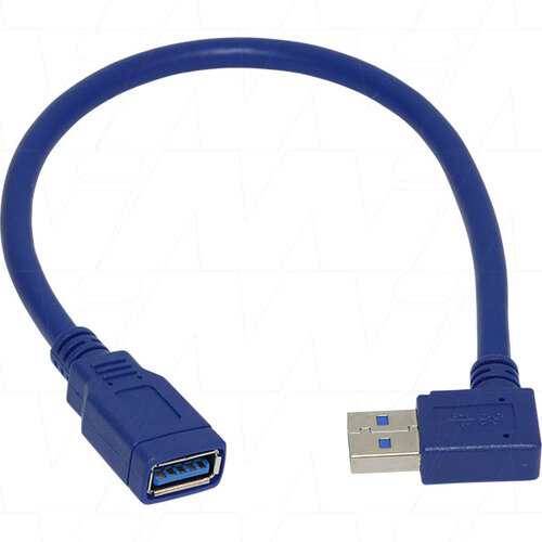 Victron USB extension cable 0,3m one side right angle