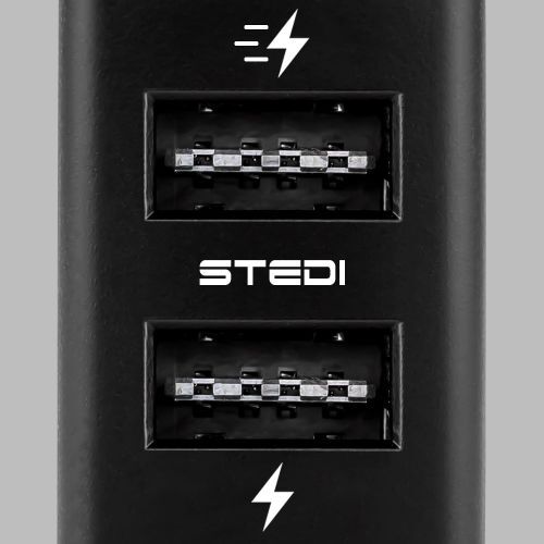 Stedi Tall Type Dual USB To Suit Toyota