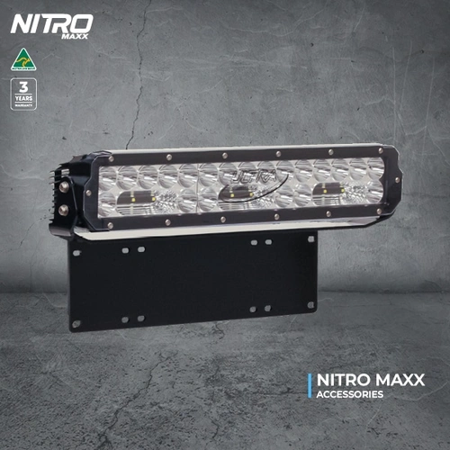 Ultra-Vision Nitro Number Plate Brackets - for 105 Light Bar