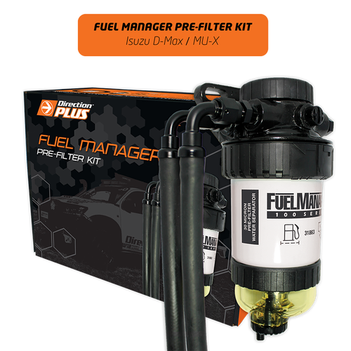 Direction Plus Fuel Manager Pre-Filter Kit - Suits Isuzu D-Max 2012-2020 & MU-X 2017-2021 