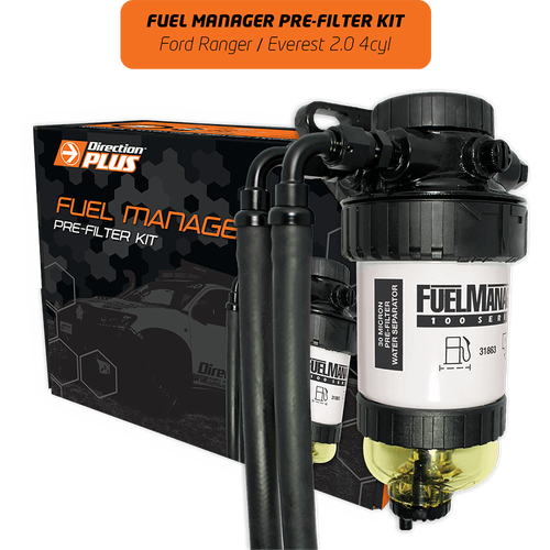 Direction Plus Fuel Manager Pre-Filter Kit -  Ford Ranger / Everest Bi-Turbo 