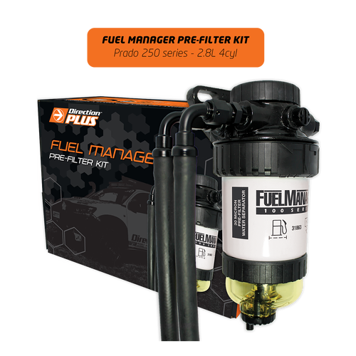 Direction Plus Fuel Manager Pre-Filter Kit - Suits Toyota Prado 250 Series