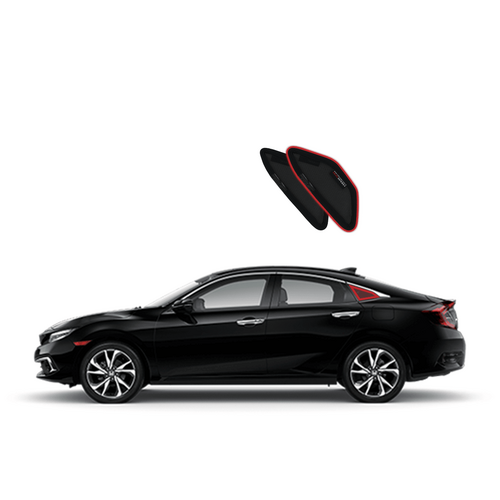 Honda Civic Sedan 10th Generation Port Windows Shades (2016-2022)