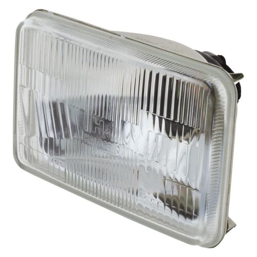 SEMI SEALED BEAM 165 x 100mm H4 HIGH / LOW BEAM