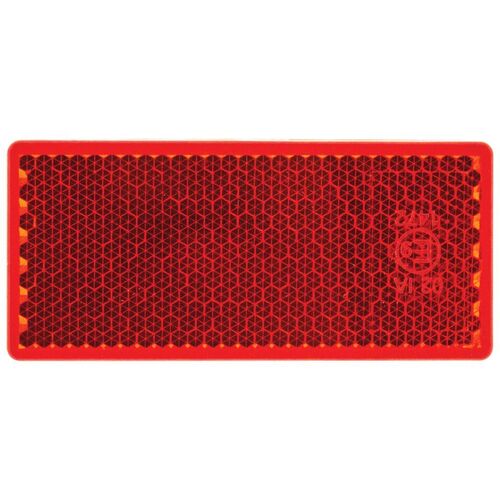 PKT 20 RED REFLECTOR 3M™ SELF ADHESVE MOUNTING BASE 70 x 30 x 6mm