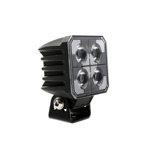 LED Square Flood Beam Worklamp 60 Deg 9 - 36V 4 LED's 3,800 Lumens