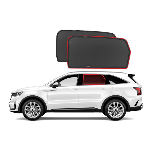 Kia Sorento 3rd Generation Car Rear Window Shades (UM; 2015-2020)