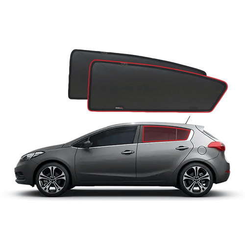 Kia Cerato Hatchback 3rd Generation Car Rear Window Shades (2013-2018)