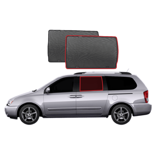 Kia Carnival/Grand Carnival/Sedona/VQ/Carnival Royale | Hyundai Entourage 2nd Generation Car Rear Window Shades (VQ; 2006-2014)*