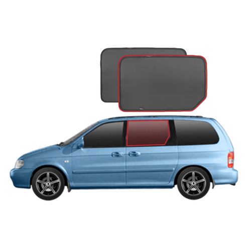 Kia Carnival/Sedona 1st Generation Car Rear Window Shades (1998-2005)