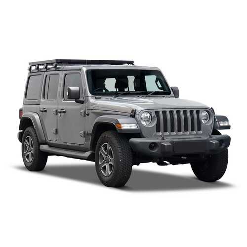 Front Runner Jeep Wrangler JL 4 Door (2018-Current) Slimline II 1/2 Roof Rack Kit